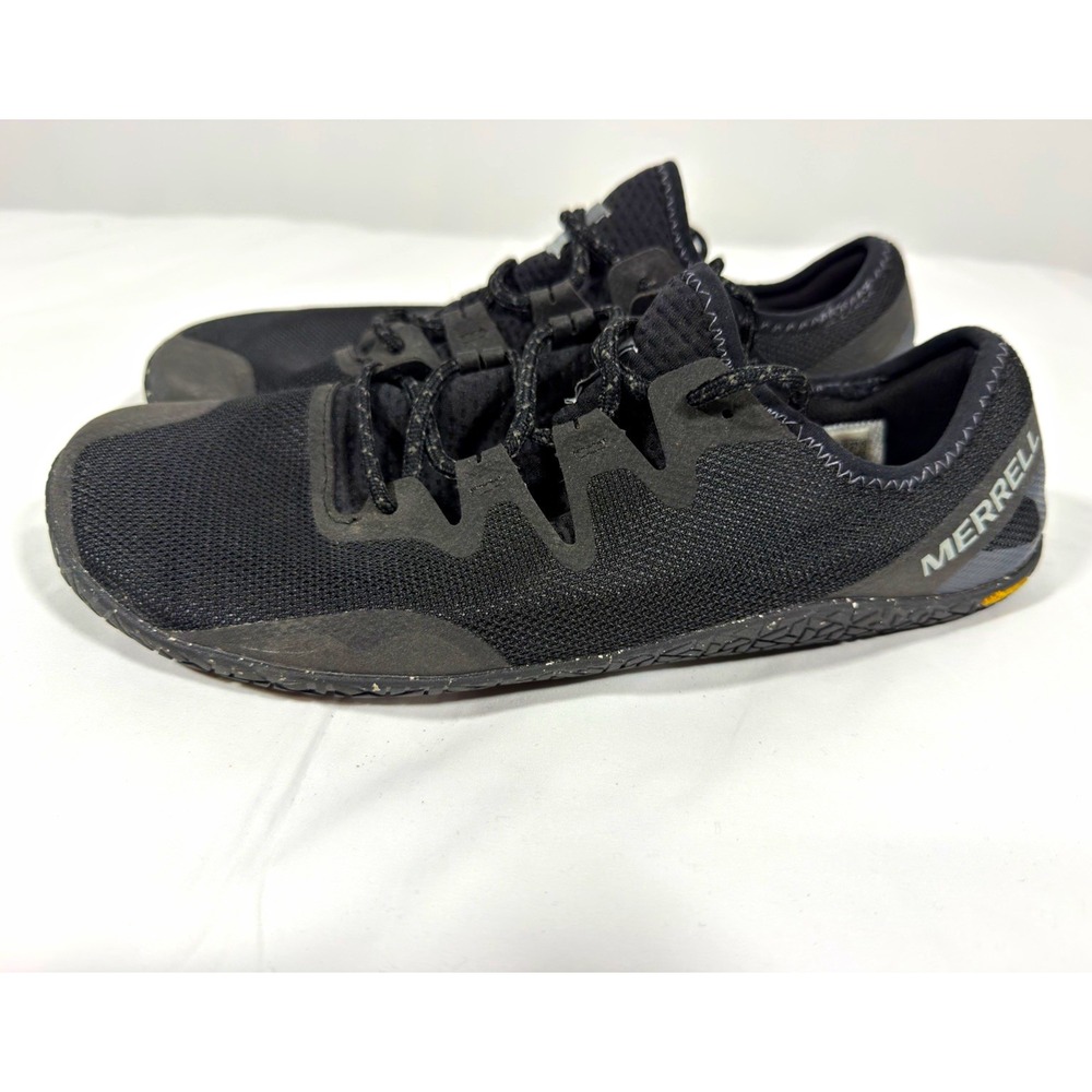 Merrell Vapor Glove 5 Men's Low Top Lace Up Athletic Sneakers Black J135365
